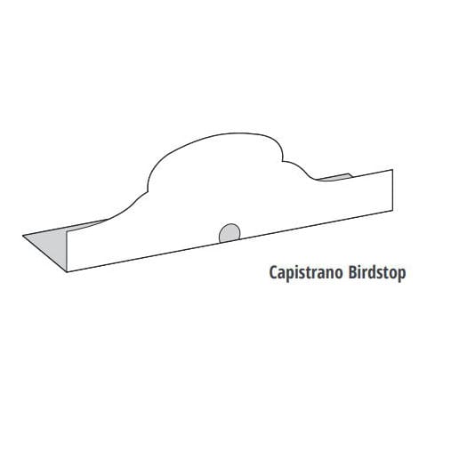 Eagle Capistrano Galvanized Bird Stop Gray