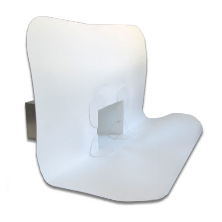 FlashCo FlashDrain TPO Thru-Wall Scupper White 6" x 6" x 12" .024
