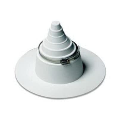 FlashCo FlashJack TPO Universal Conical Boot White 1" to 6"