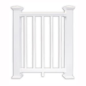 Fairway Landmarke V110 Vinyl Stair Rail Kit White 6' x 36" V110
