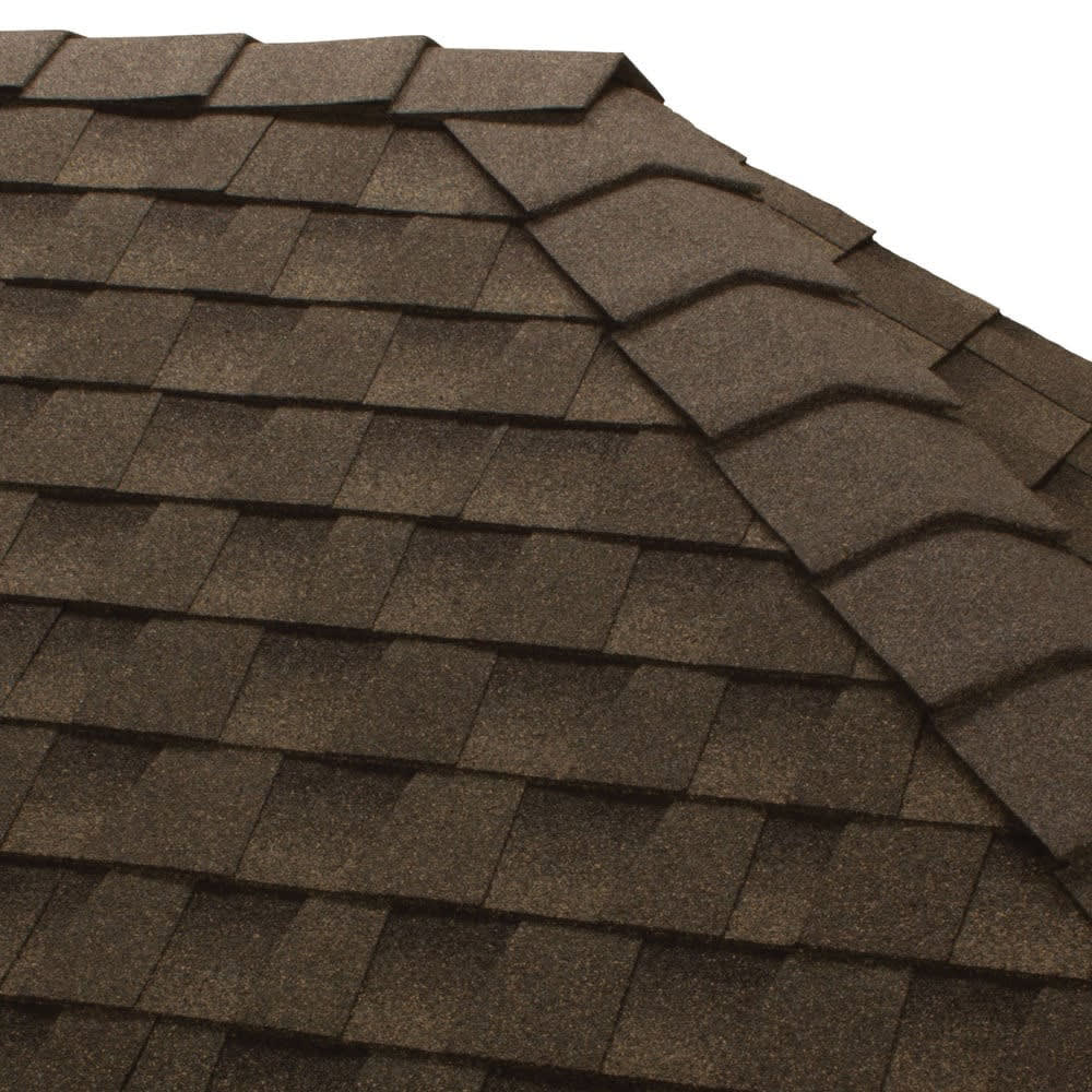 GAF TimberCrest SBS Hip & Ridge Autumn Brown/Stonewood 10" x 20'