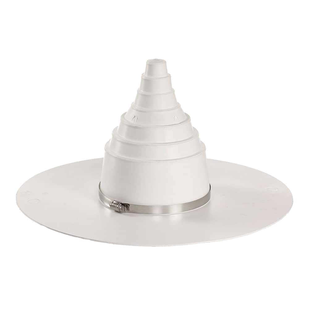 GAF EverGuard Extreme TPO Vent Boot Solar White