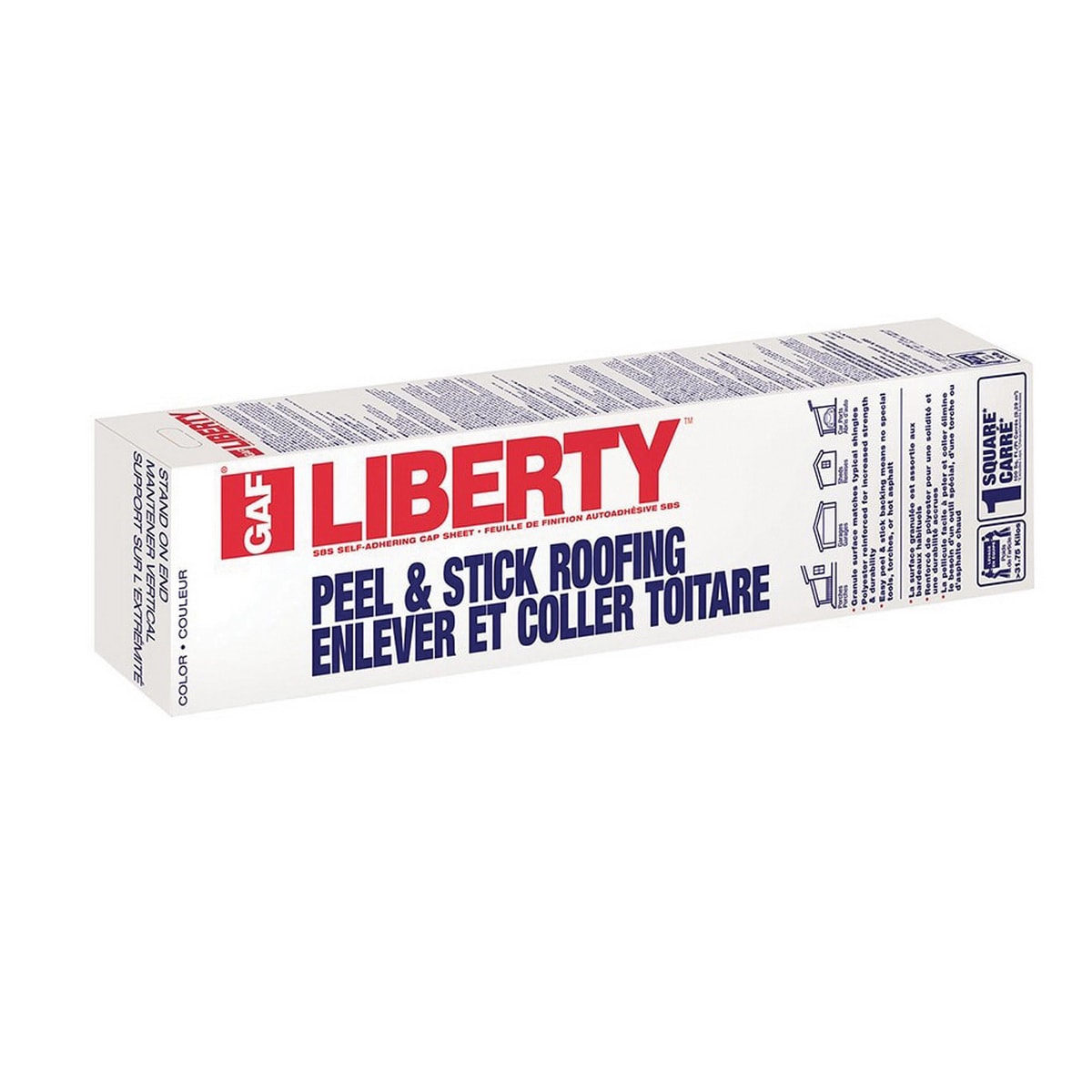 GAF LIBERTY SBS Self‑Adhering Cap Sheet Hickory