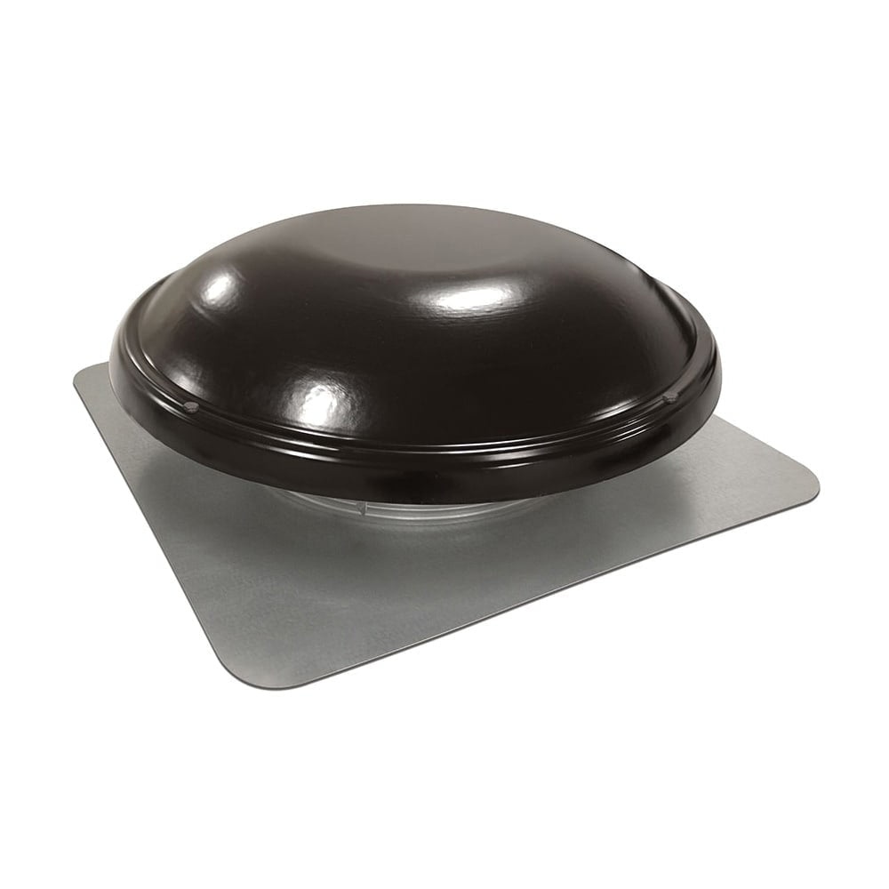 GAF Master Flow Power Attic Vent ERV Roof Mount with Thermostat Black 1250 CFM
