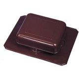 GAF Master Flow RV50A Square Top Round Throat Vent Brown 15" x 16 1/2" x 4"