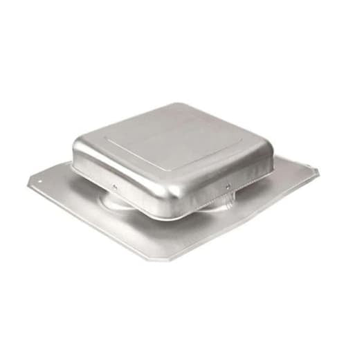 GAF Master Flow R50A Square Throat Roof Louver Black 17 3/8" x 15 3/8" x 4"