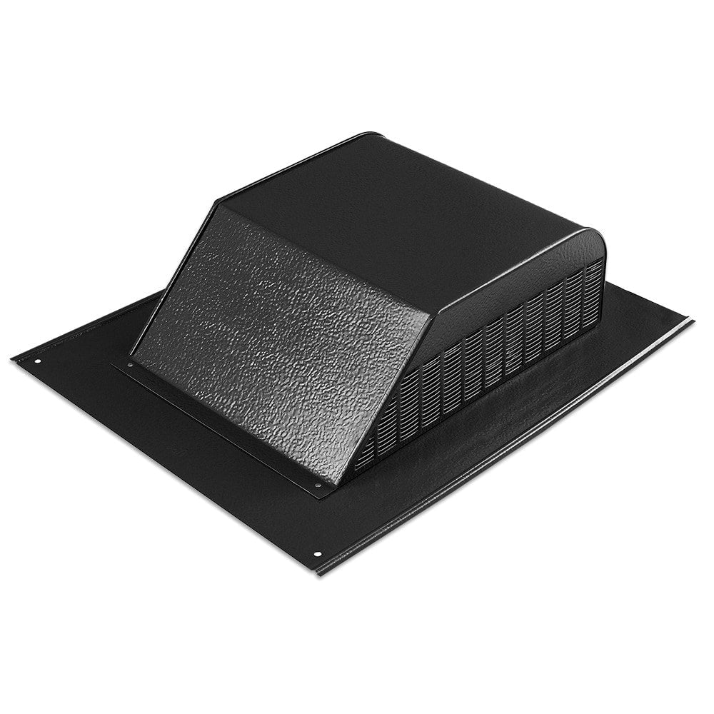 GAF Master Flow Roof Louver SSB960 Galvanized Super Slant-Back Roof Vent Black