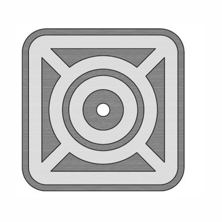 Duro-Last Square Steel Plates 3" 500 Count