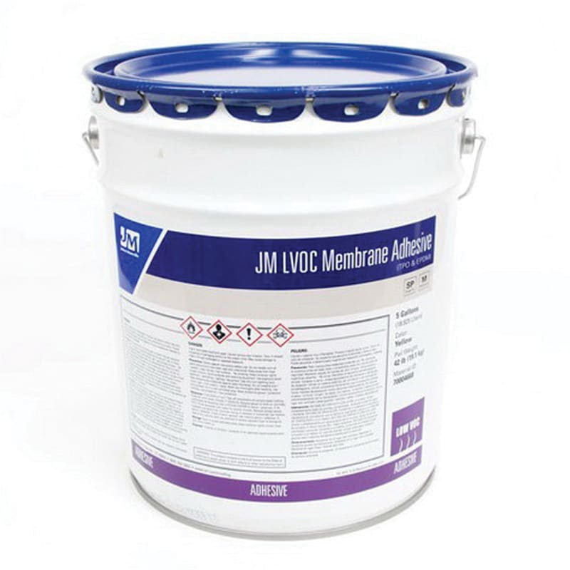 JM Low-VOC Membrane Adhesive TPO & EPDM Yellow 5 gal