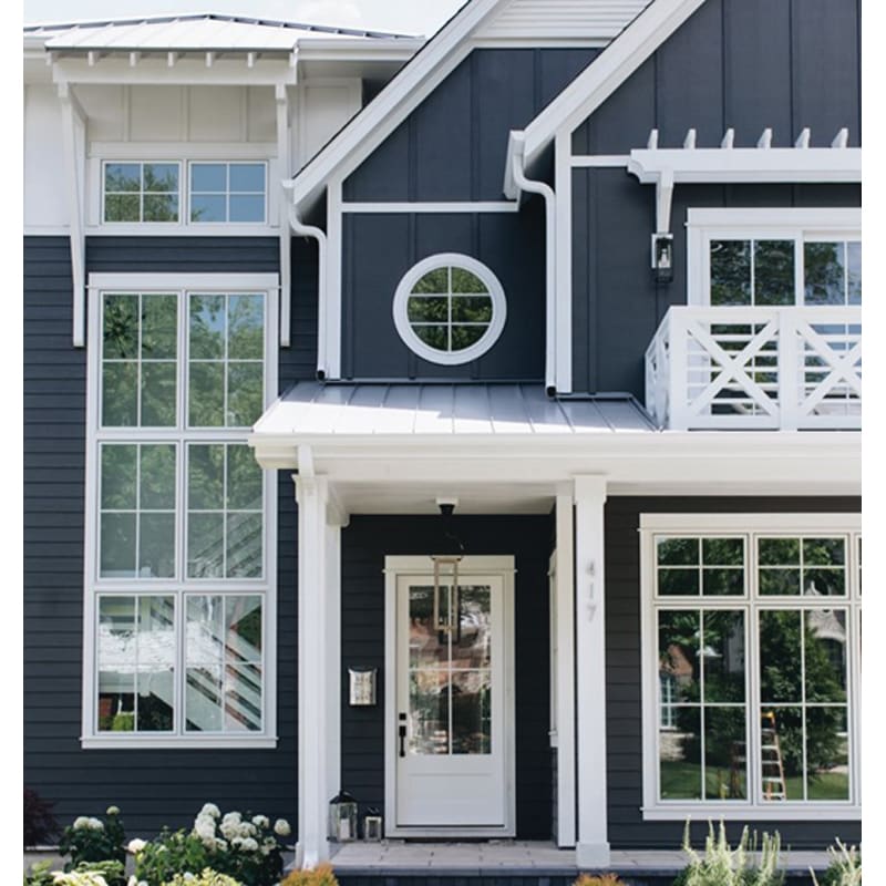 James Hardie Rustic Grain Batten Trim HZ5 Arctic White 4/4" x 2-1/2" x 12'
