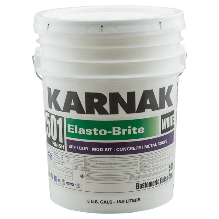 Karnak 501 Elasto-Brite Elastomeric Coating White 5 gal
