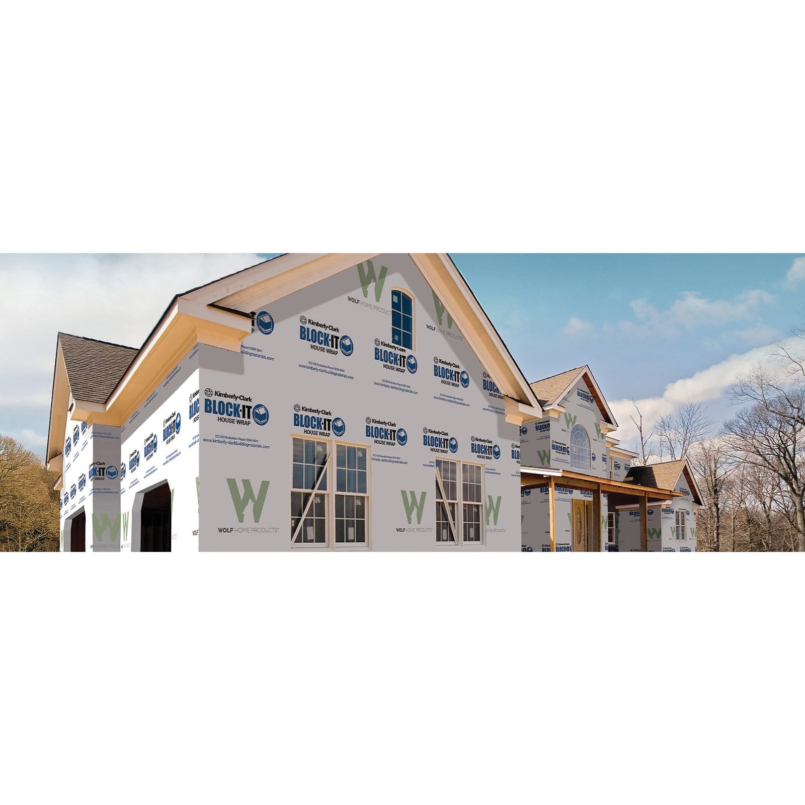 Kimberly-Clark Wolf BLOCK-IT House Wrap 9' x 100'