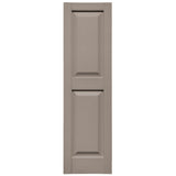Mid-America Standard Raised Panel Shutter with Shutter-Loks & Screws 008 Clay 14-3/4" x 59"