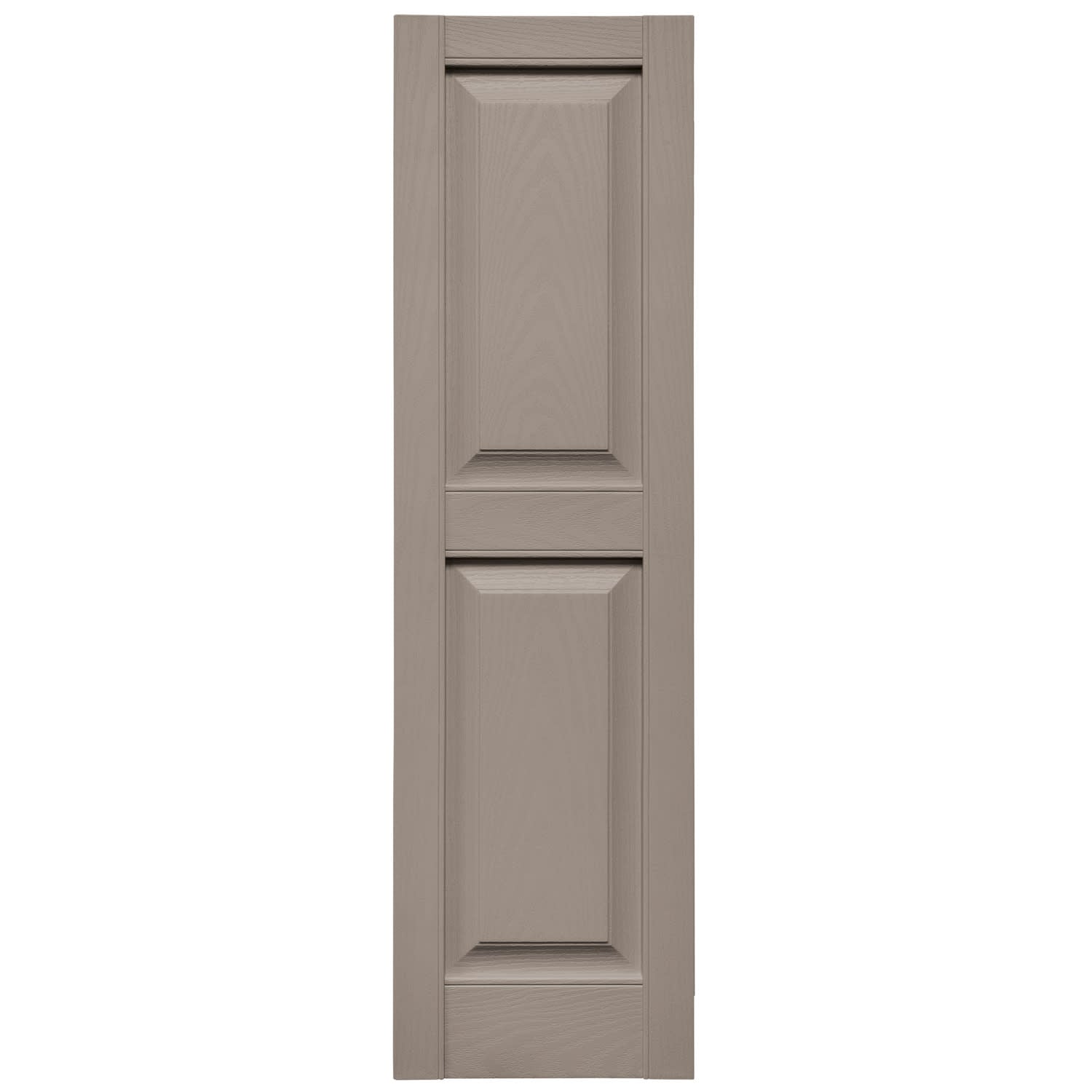 Mid-America Standard Raised Panel Shutter with Shutter-Loks & Screws 008 Clay 14-3/4" x 59"