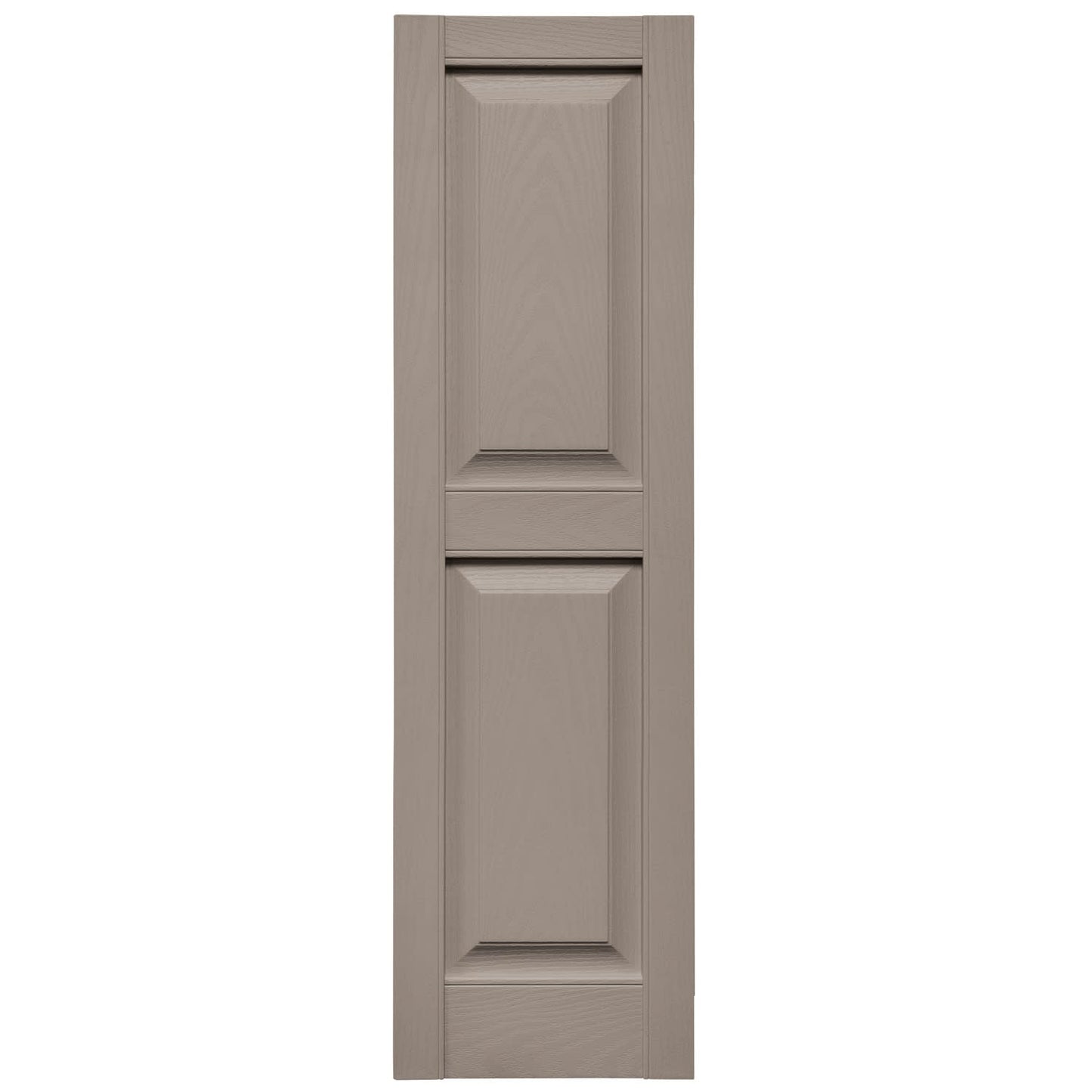 TopShield Raised Panel Shutters 001 White 12" x 31"