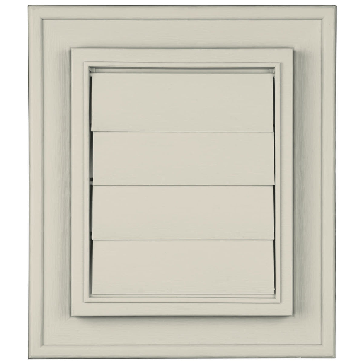 Mid-America Square Louvered Master Exhaust Vent 391 Antique White