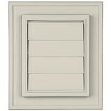 Mid-America Square Louvered Master Exhaust Vent 391 Antique White