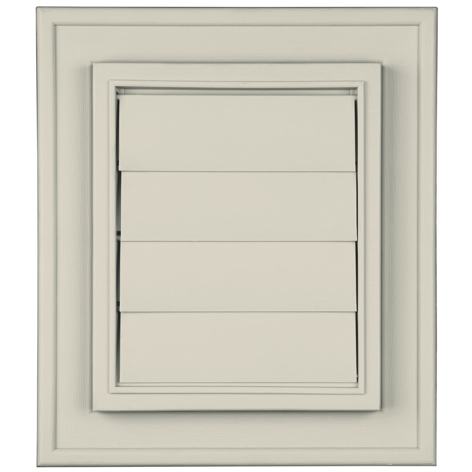 Mid-America Square Louvered Master Exhaust Vent 391 Antique White