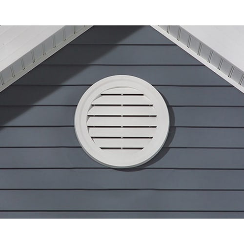 Mastic Rectangular Gable Vent Montana Suede 18" x 24"