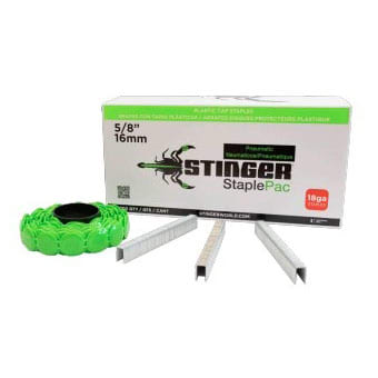 Stinger StaplePac Plastic Cap Staples 5/8" 2M/Box