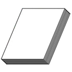 Nu-Ray Galvanized Flat Step Shingle Black/Brown 5" x 8"