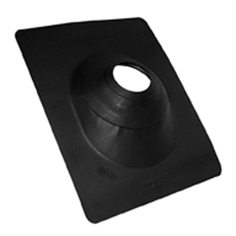 Oatey Aluminum Pipe Flashing Black 3" - 4", 12" x 15" Base
