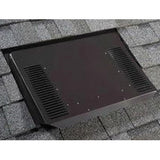 O'Hagin Universal Flat Profile Galvanized Tile Vent Black 1/4" Mesh, 2" Flange