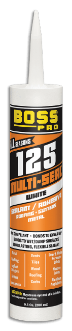 Boss 125 Multi-Seal Building Construction Sealant Aluminum Gray