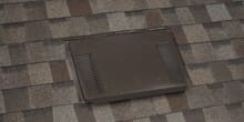 O'Hagin Fire&Ice Low Profile Tapered Composition Shingle Vent Brown 1/8" Mesh 4" Flange