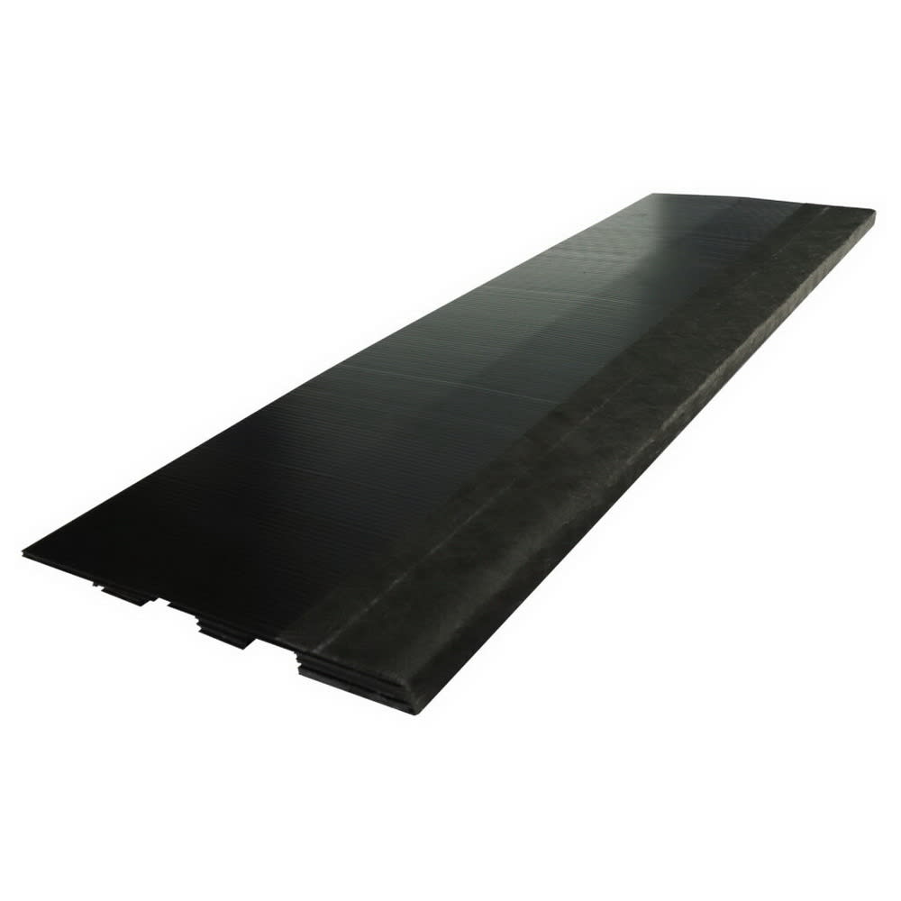 IPS SmartVent Attic Intake and Exhaust Black 10-1/2" x 3'