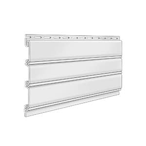 Exterior Portfolio Vinyl Beaded 6" Soffit Solid 01 Aspen White
