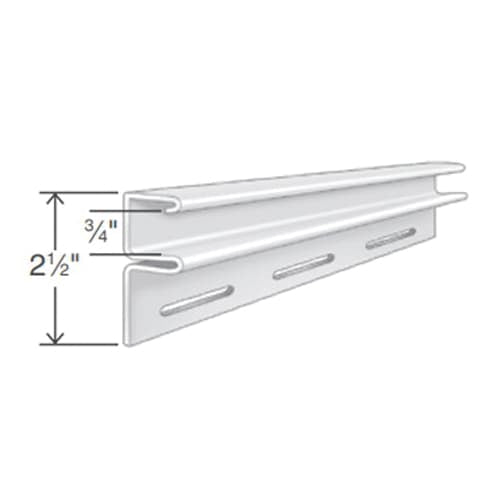 Royal Exterior Portfolio Vinyl F-Channel 01 Aspen White