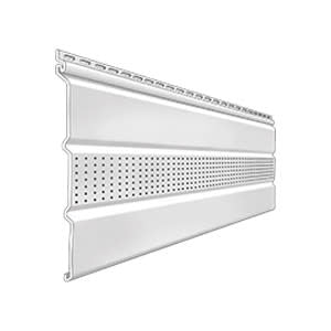 Royal Exterior Portfolio Vinyl T4 Soffit 01 Aspen White 12" x 12' Center Vent