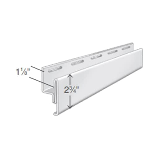 Exterior Portfolio Vinyl Batten Mold Trim 01 Aspen White