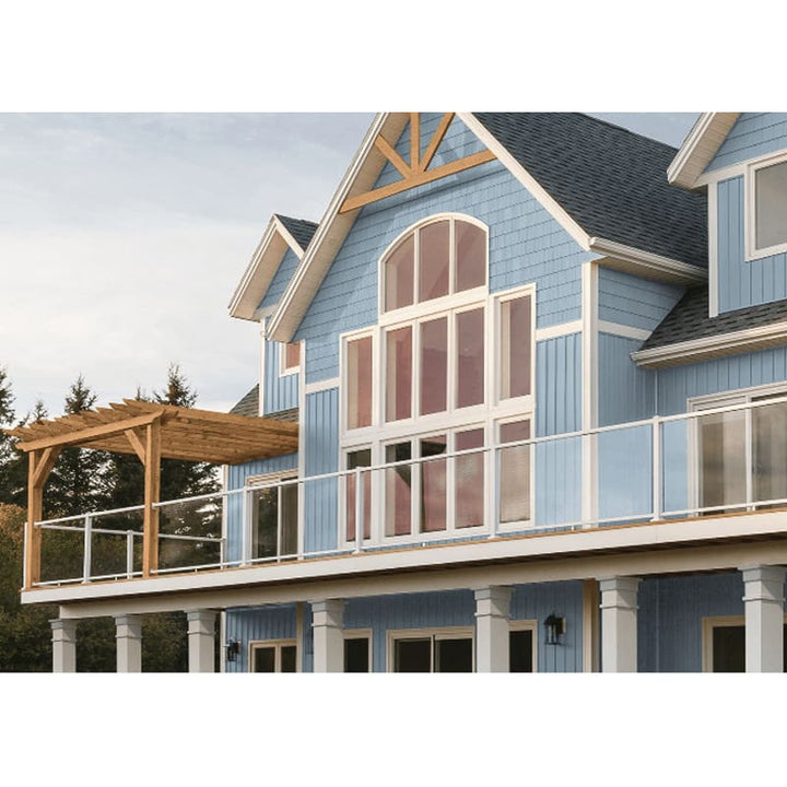 Royal Vinyl Siding Board & Batten Blue Gray 7" x 10'
