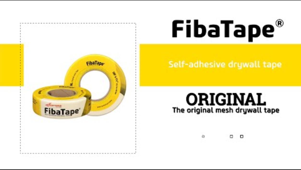 ADFORS FibaTape Original Drywall Joint Tape Yellow 4" x 150'