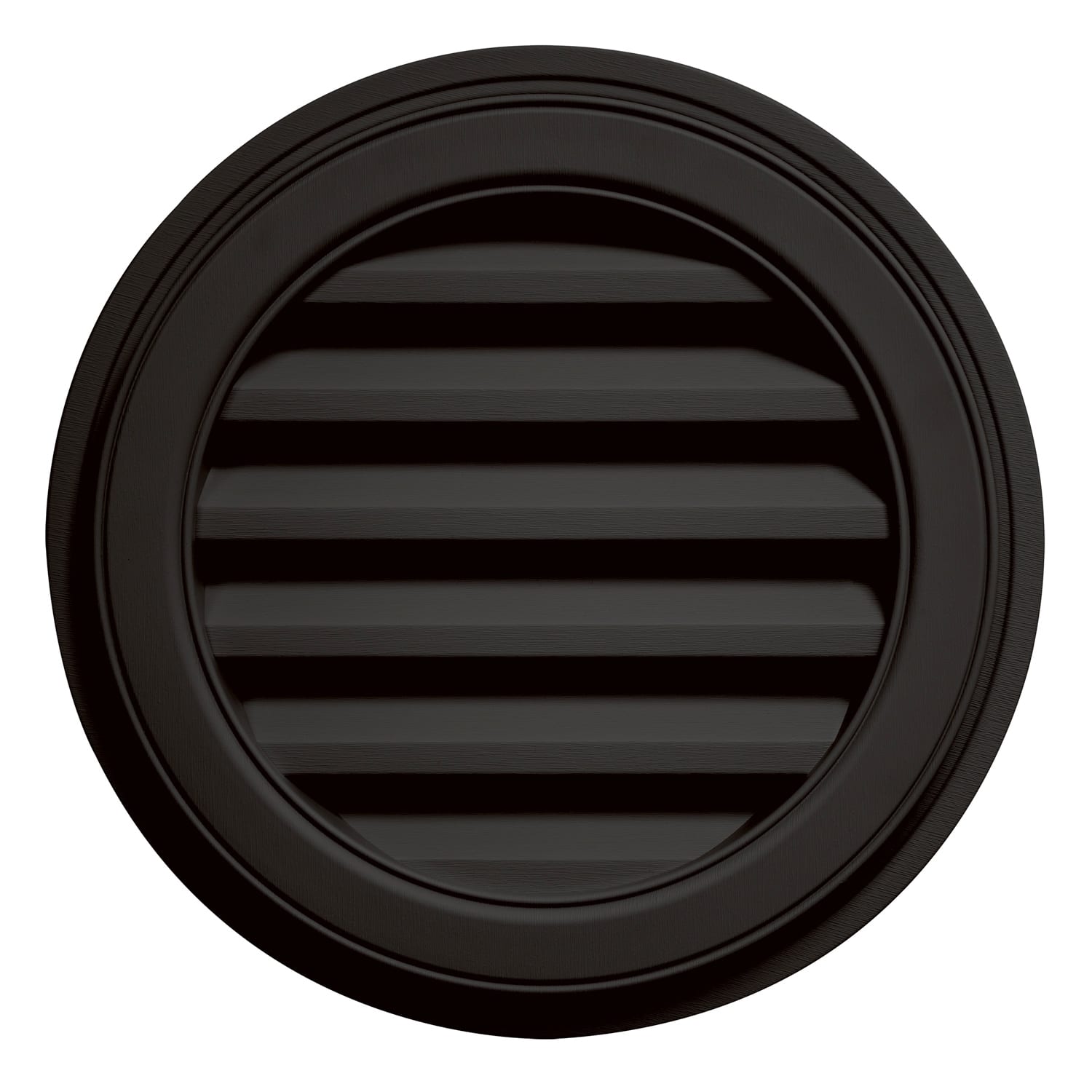 TopShield Round Gable Vent 002 Black 18"
