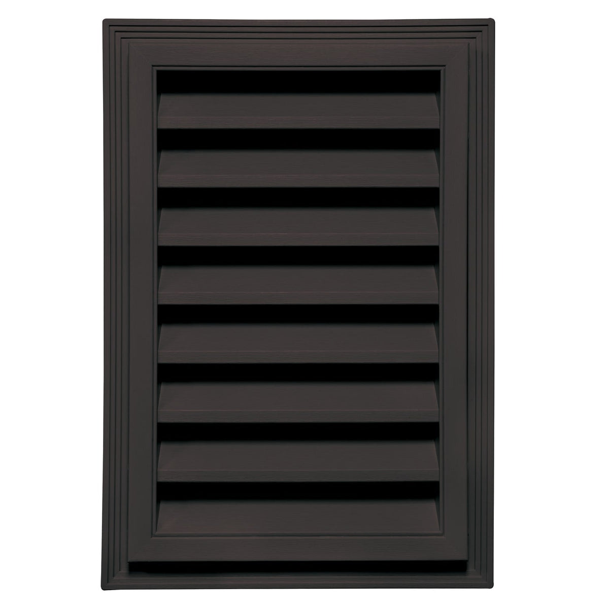 TopShield Classic Rectangle Gable Vent 010 Musket Brown 12" x 18"