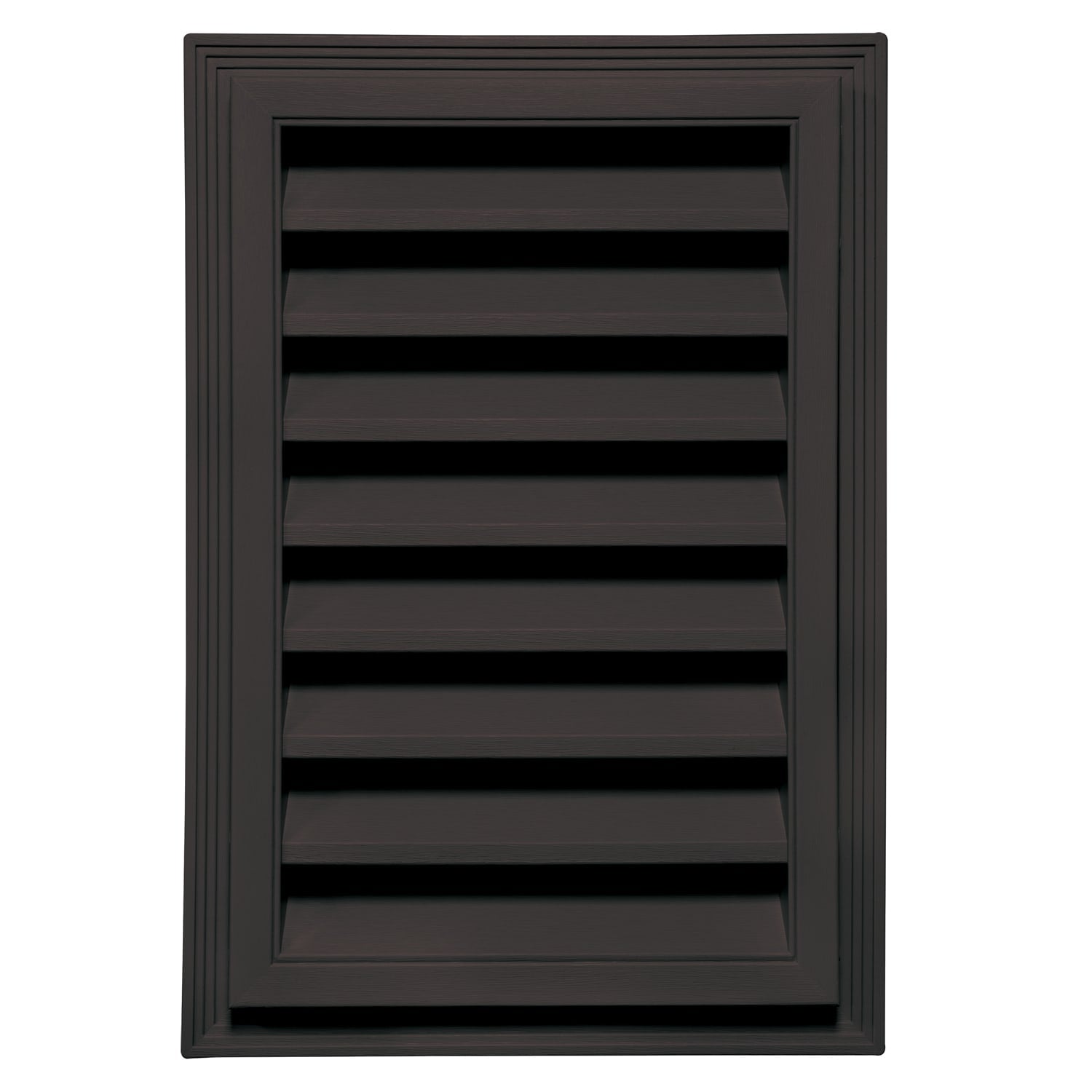 TopShield Classic Rectangle Gable Vent 010 Musket Brown 12" x 18"
