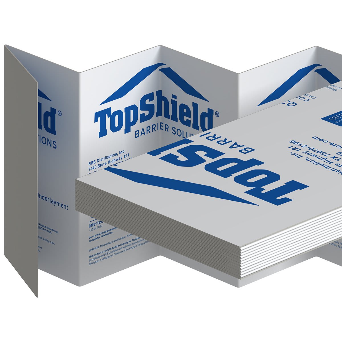 TopShield GreenGuard Fanfold Underlayment 0.3" x 4' x 48'
