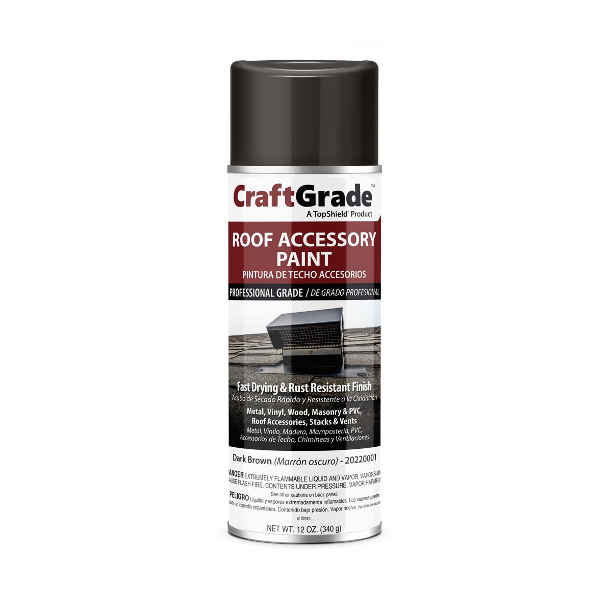 TopShield CraftGrade Accessory Spray Paint Dark Brown