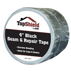 TopShield PRO Seam & Repair Tape Black 6" x 50'