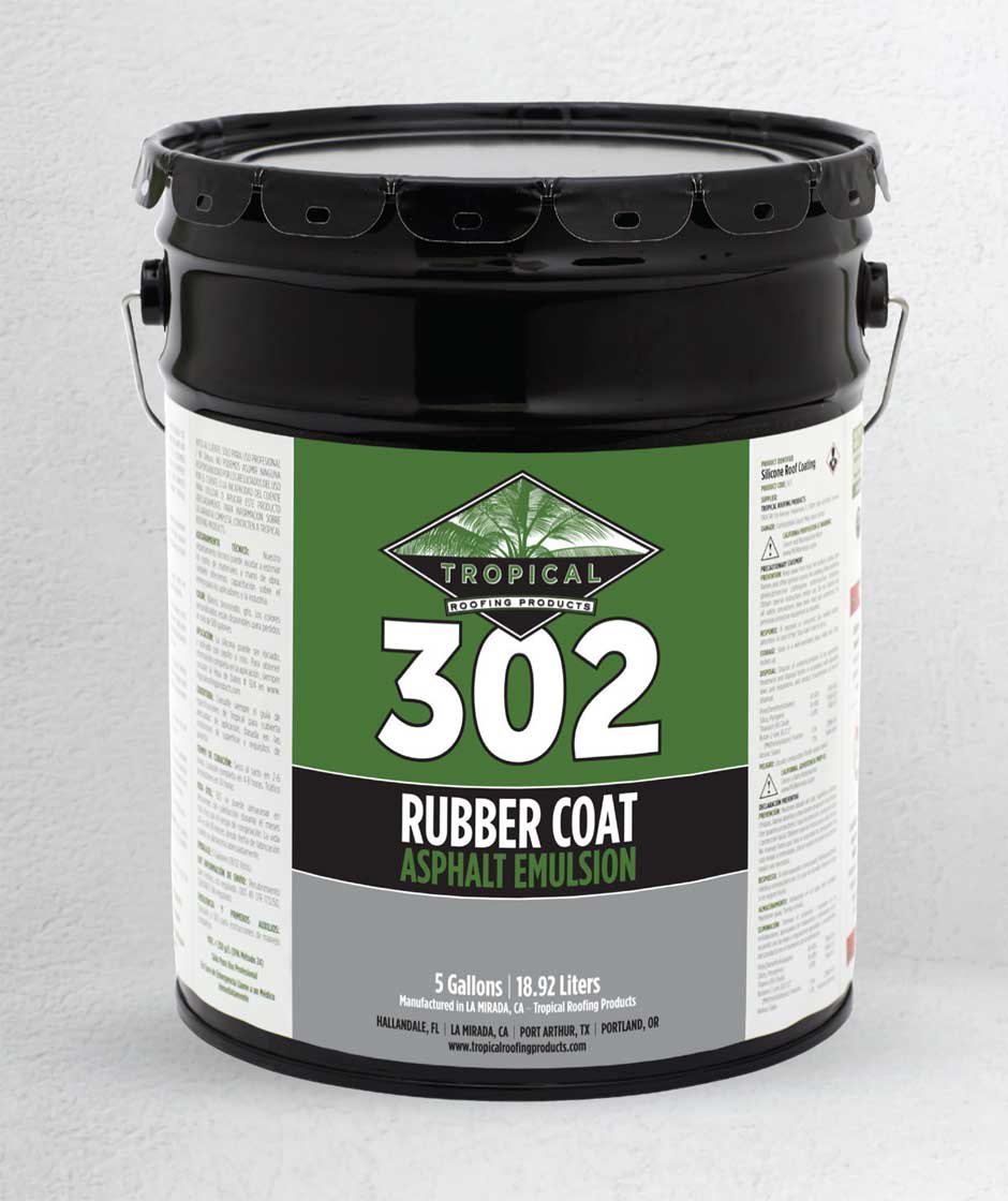 Tropical #302 Rubber Coat Asphalt Emulsion 5 gal