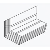 TopShield Aluminum Prebent Step Flashing 502 Brown 4" x 4" x 8" .011