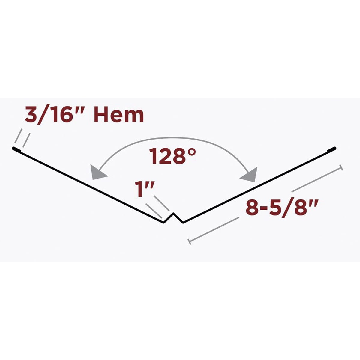 TopShield Copper W-Valley 18" 16 oz
