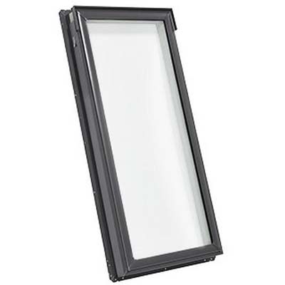 VELUX Deck Mount FS Fixed Skylight Laminate M06 with Solar Light Filtering Shades Classic Sand