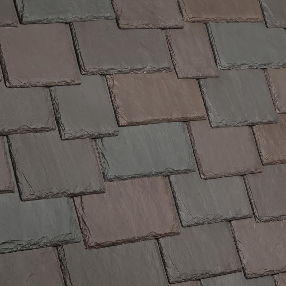 DaVinci Composite Multi-Width Slate Field Tile Brownstone