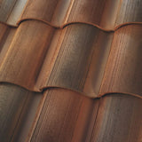 Boral Clay Standard Scratch Textured 1-Piece "S" Tile Rustic Madera