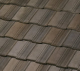 Boral Saxony 900 Old English Split Concrete Field Tile Charcoal Brown Blend