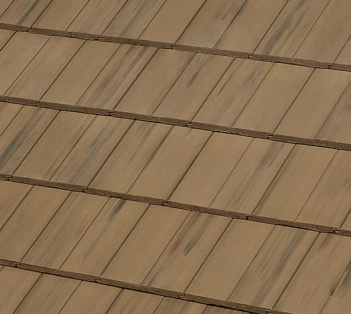 Boral Saxony 900 Split Slate Concrete Field Tile Cedar Tan/Black & Brown Antique